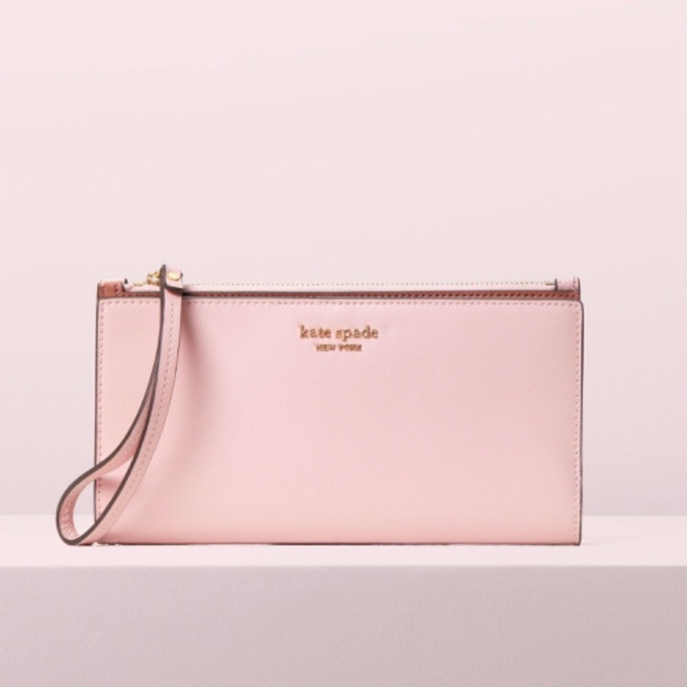 kate spade spencer wristlet tutu pink